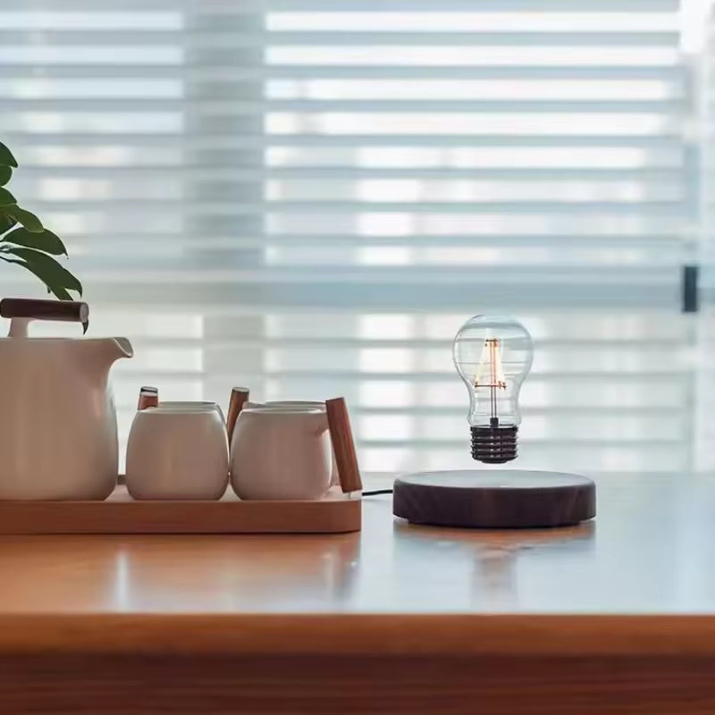Magnetic Levitating Light Bulb